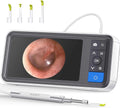 Digital Otoscope with 4.5 Inches Screen, 3.9mm Ear Camera, 6 LED Lights, 32GB Card, Ear Wax Removal Tool, 2500 mAh Rechargeable Battery, Pack of 2 A8547