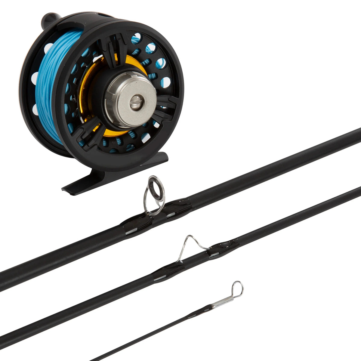 Fly-Fishing Rod & Reel Combo Starter Set with Travel Bag N288787
