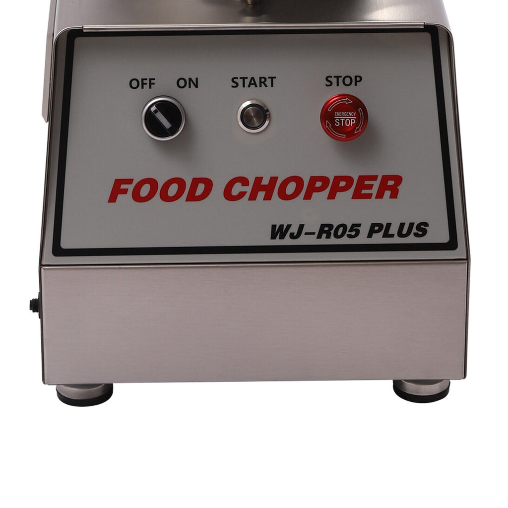 5.3Qt Electric Food Chopper Stainless Steel with Transparent Lid 550W R798457