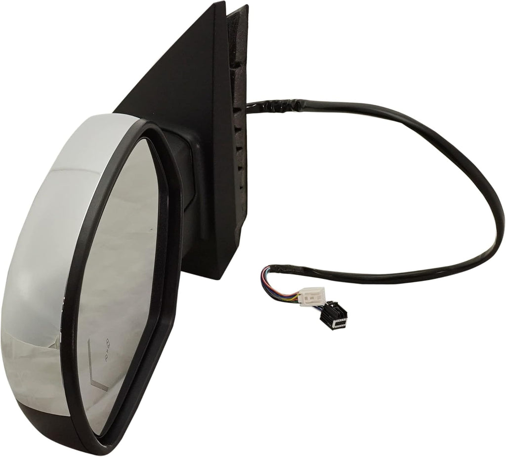 Chrome Heated Power Folding Mirror for 2007-2014 Chevrolet Tahoe Cadillac Escalade S304