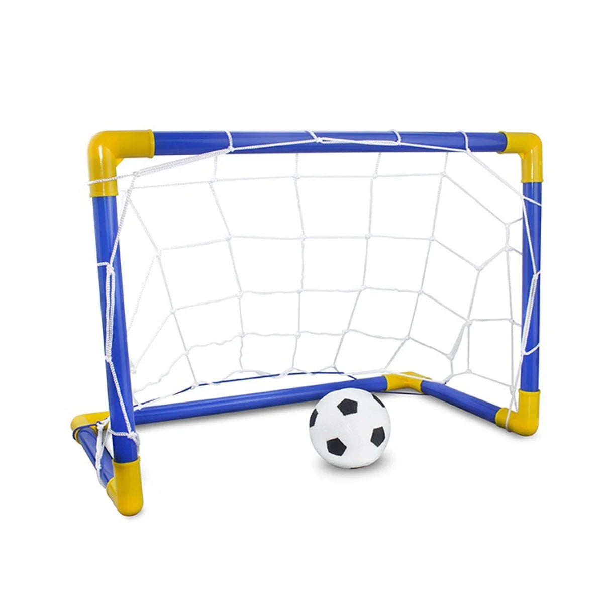 Folding Mini Soccer Ball Goal Post Net Set T7915