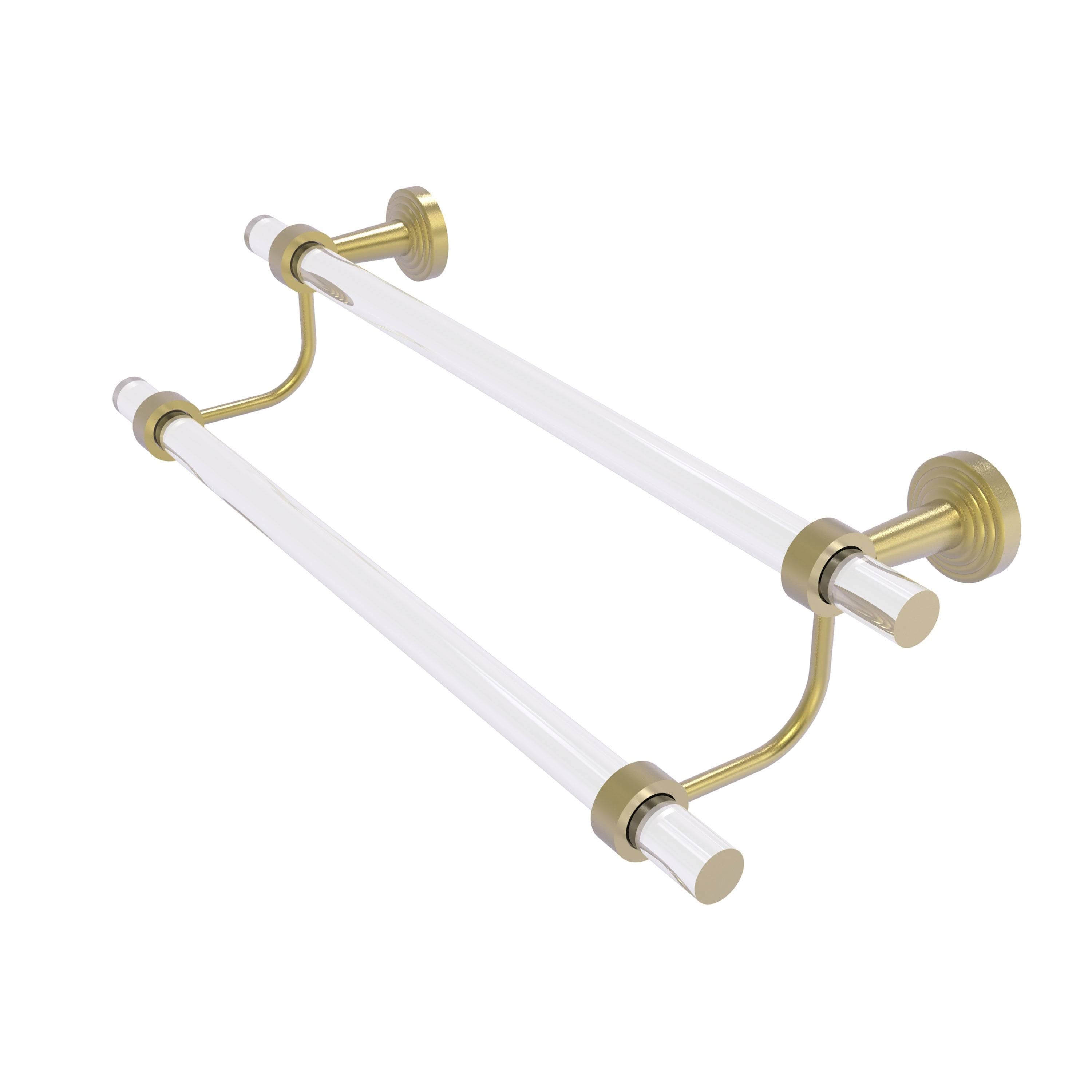 18 in. Double Towel Bar Unlacquered Brass J52389