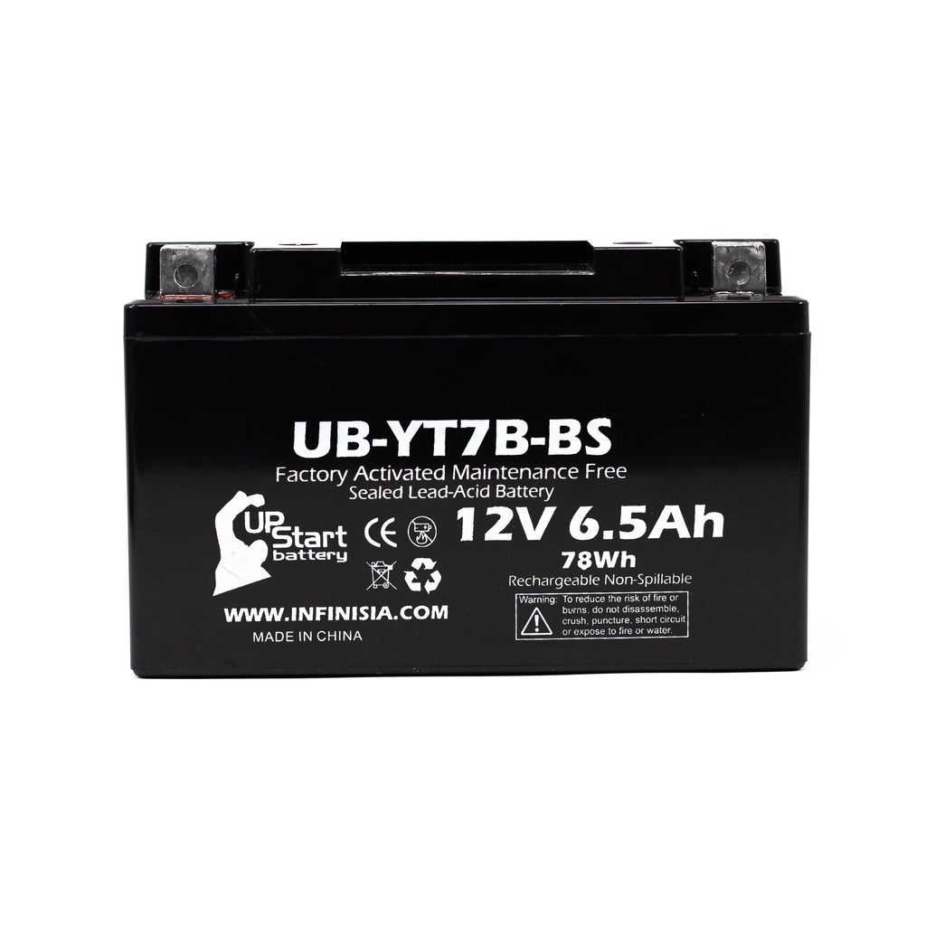 2-Pack 12V 6Ah Motorcycle Battery X3884