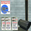 Carbon Fiber Basement Wall Crack Repair Kit D296861