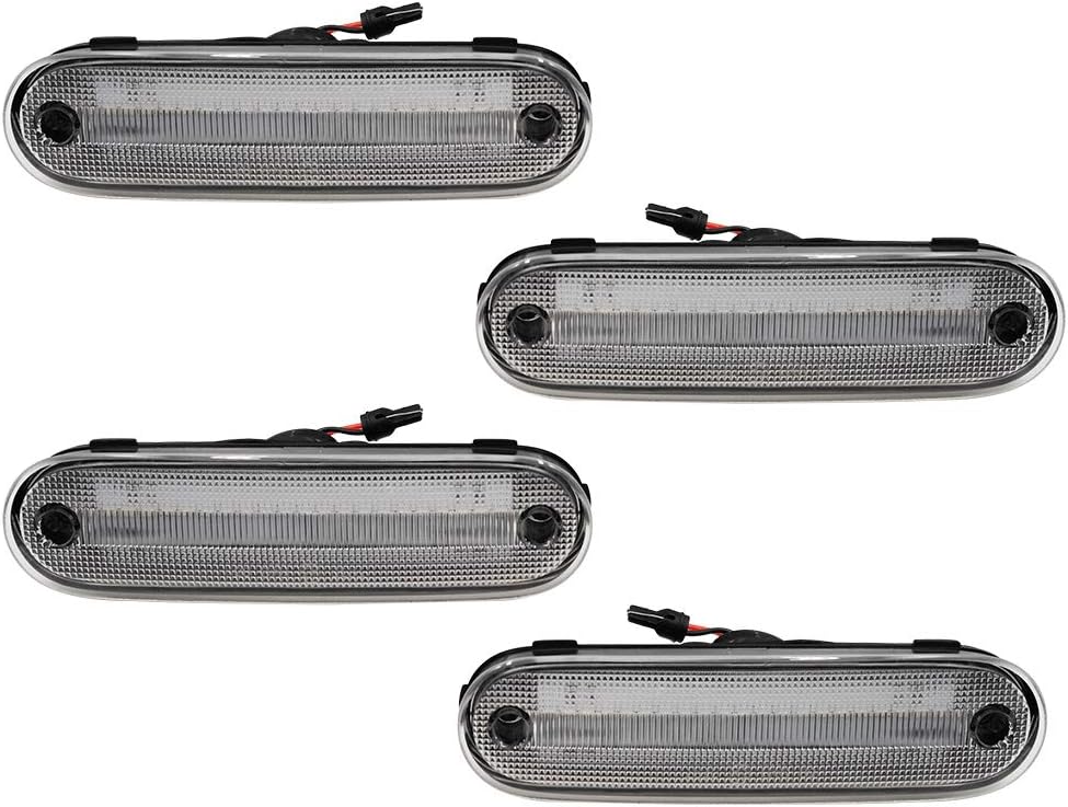 4Pcs Front & Rear LED Side Marker Light For Mazda Miata/MX-5 1990-1997/1999-2005 E49175
