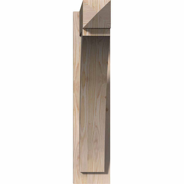 6 in. x 28 in. x 24 in. Douglas Fir Rough Sawn Outlooker W952534