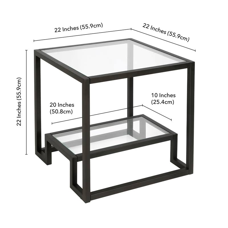 Blackened Bronze Side Table O234785
