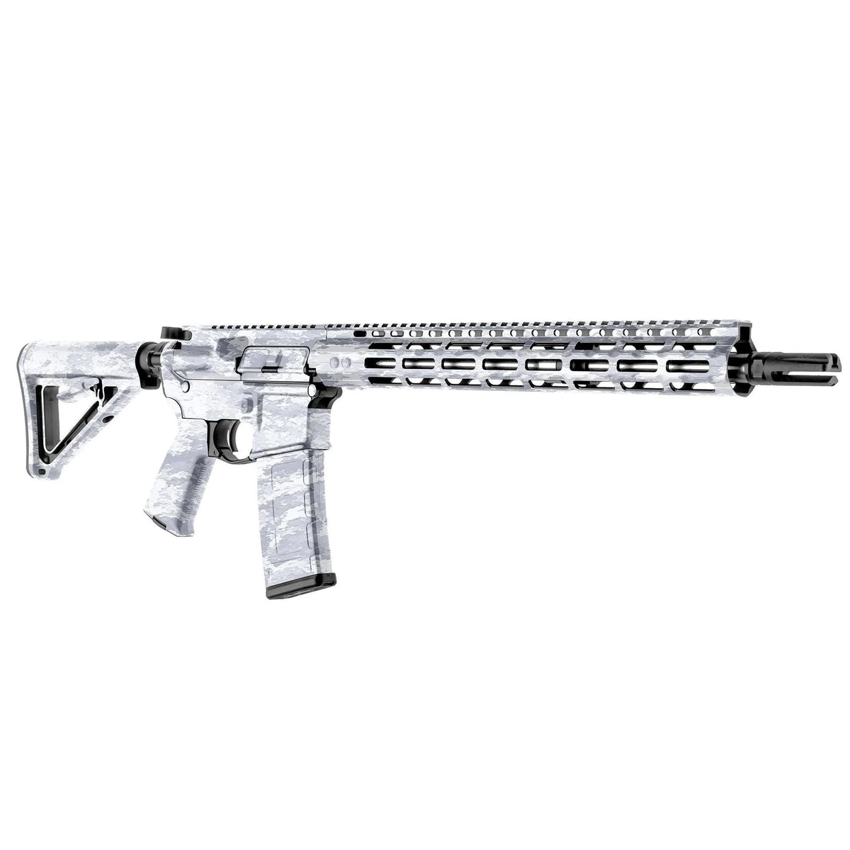 Grey AR-15 Rifle Skin O4595