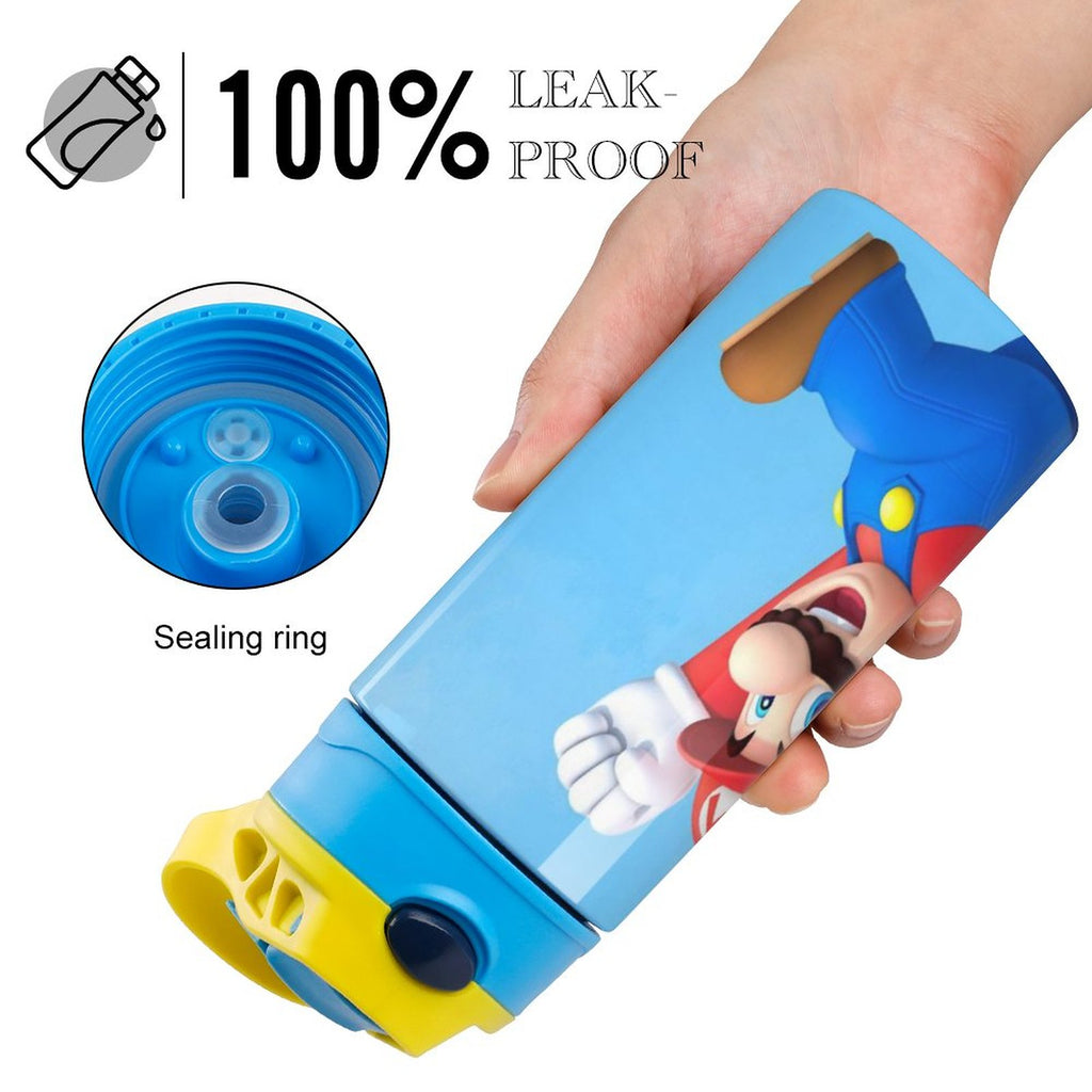 Insulated Stainless Steel Water Bottle with Straw H494