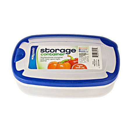 43 Ounce Rectangle Plastic Storage Container (Case of 6) K972765