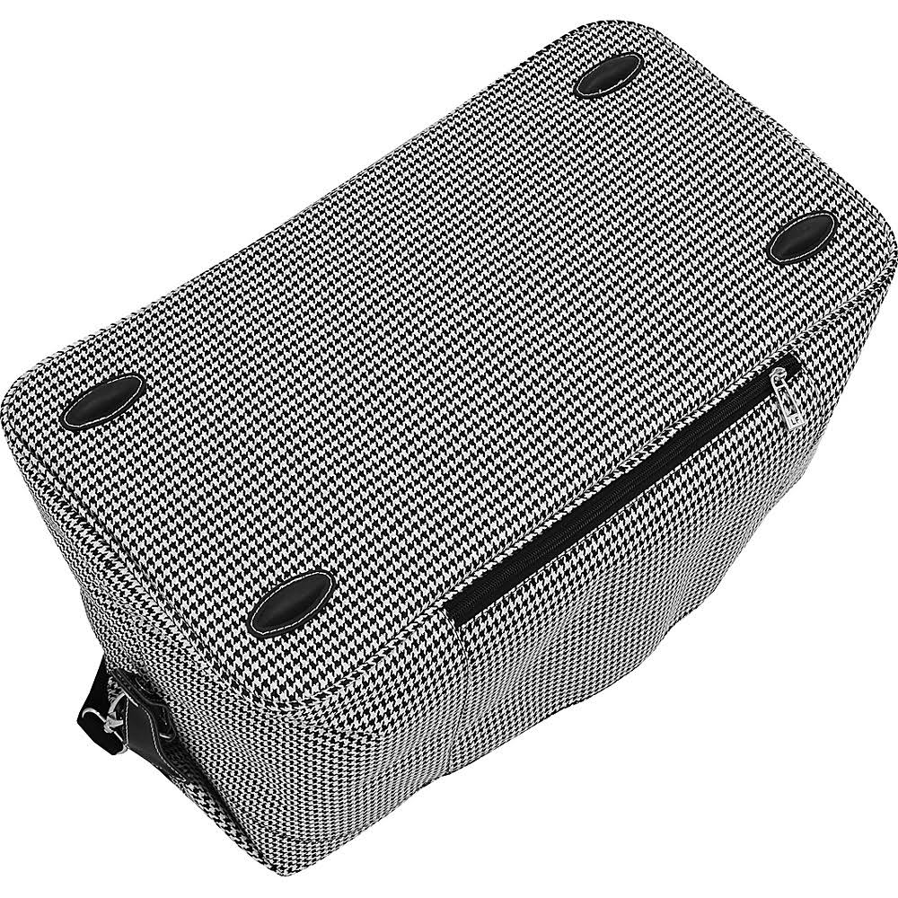 Black/White Houndstooth Duffle F7499