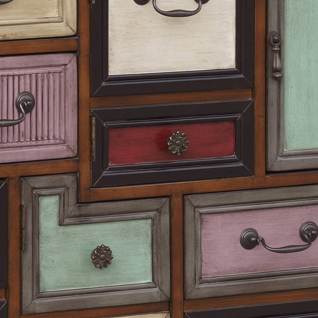Six Door Two Drawer Accent Chest I777