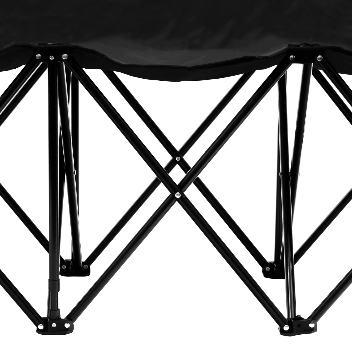 6-Person PVC Folding Sideline Bench with Back S42541