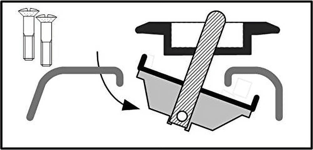 RAM 09-17 Rail Cap Alteration Required Bull Ring 4066 - 1 pair K106