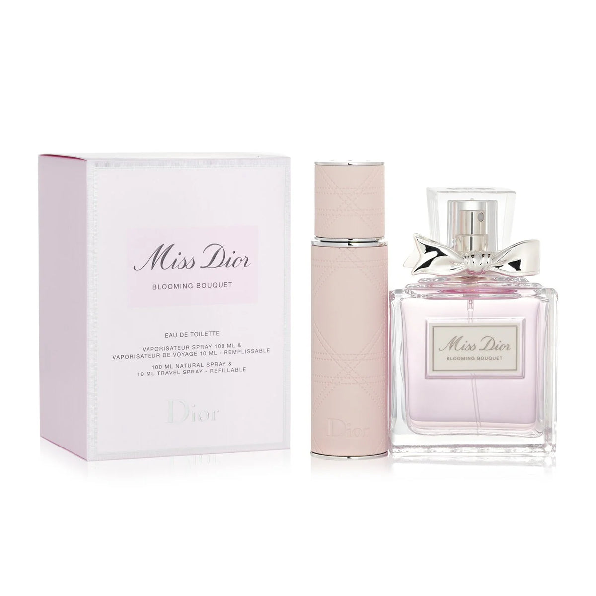 Miss Dior Blooming Bouquet 100ml EDT + 10ml EDT Refillable Travel Set D320
