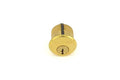 Sliding Door Mortise Cylinder Satin Brass X551