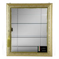 Gold Large Wall Mounted Curio Cabinet G3268