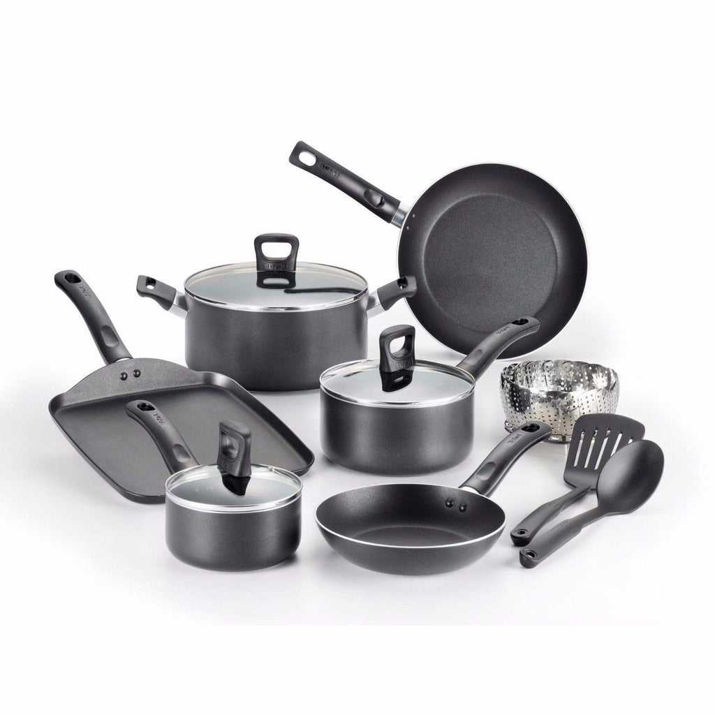 25-Piece Black Cookware Set W399253