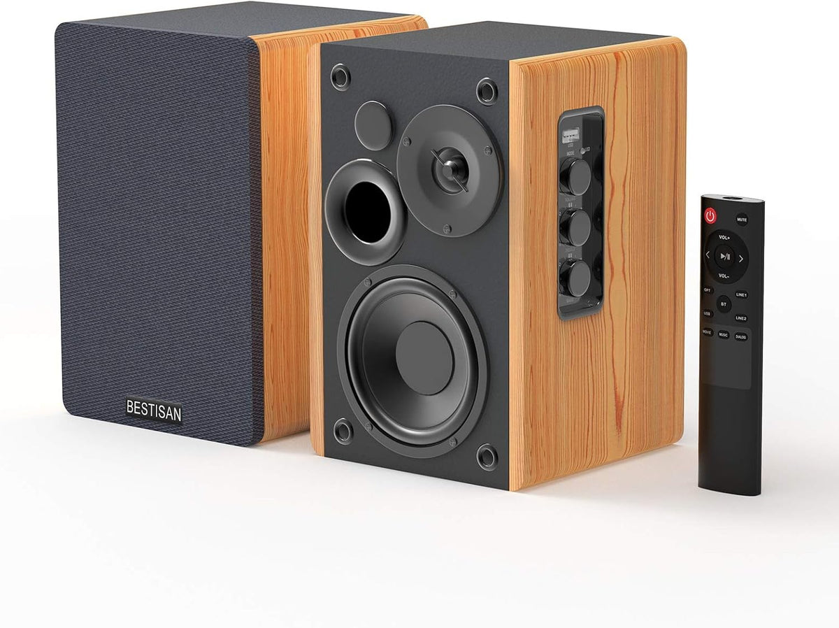 Bluetooth Bookshelf Speakers with Optical Input J24200