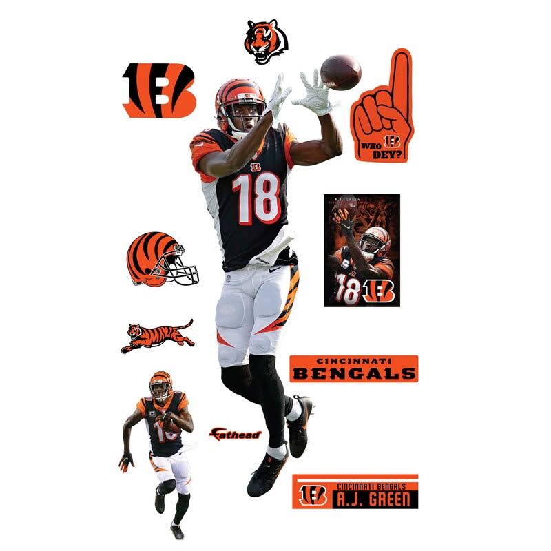 11-Pack Life-Size Removable Wall Decal W16717