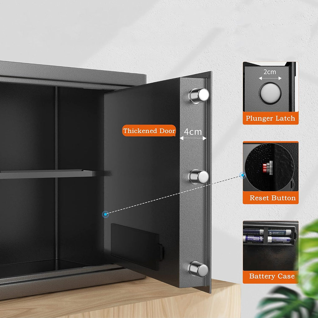 Security Cabinet Safe Lock Box with Electronic Digital Keypad E7193