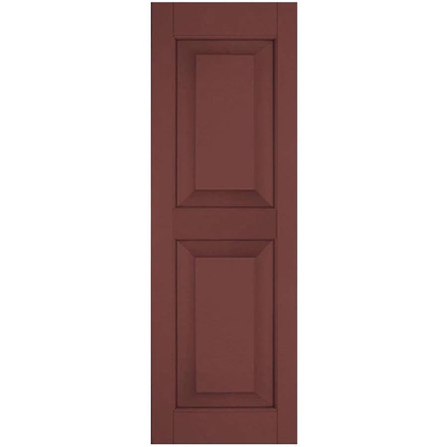 18 in. x 30 in. Exterior Real Wood Pine Raised Panel Shutters Pair Y827