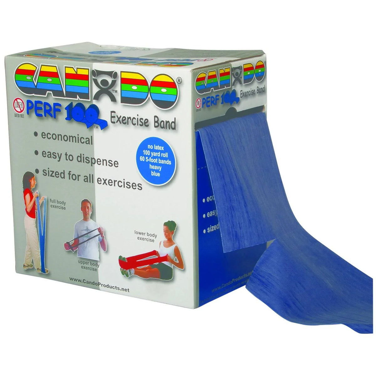 Latex Free Exercise Band 100 Yard Roll Red Light X62584