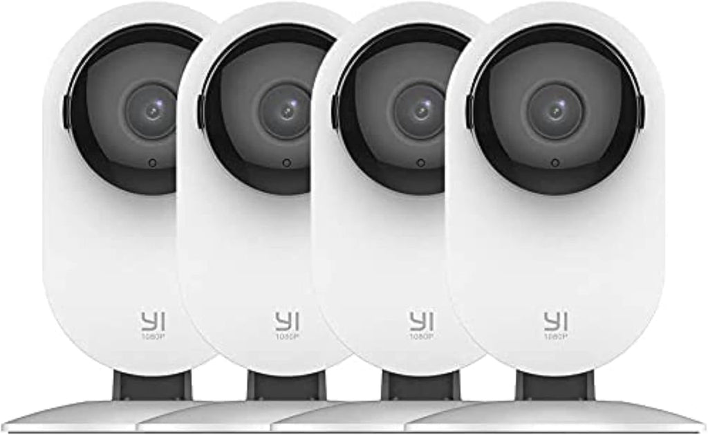 4pc 1080p 2.4G WiFi Indoor Security Camera with Night Vision and 2-Way Audio U59017