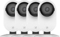 4pc 1080p 2.4G WiFi Indoor Security Camera with Night Vision and 2-Way Audio U59017