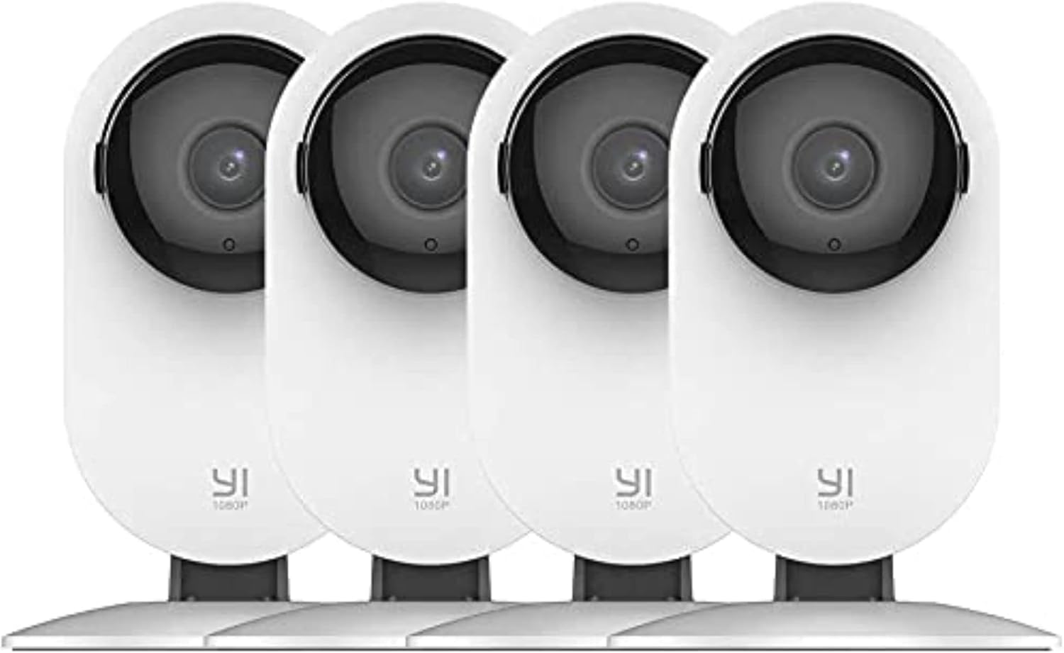 4pc 1080p 2.4G WiFi Indoor Security Camera with Night Vision and 2-Way Audio U59017