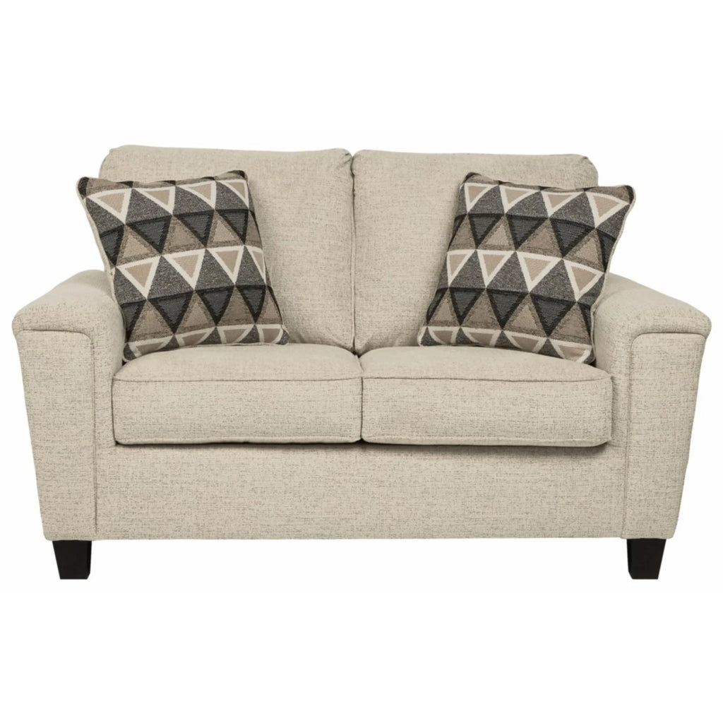 Smoke Gray Fabric Loveseat K545
