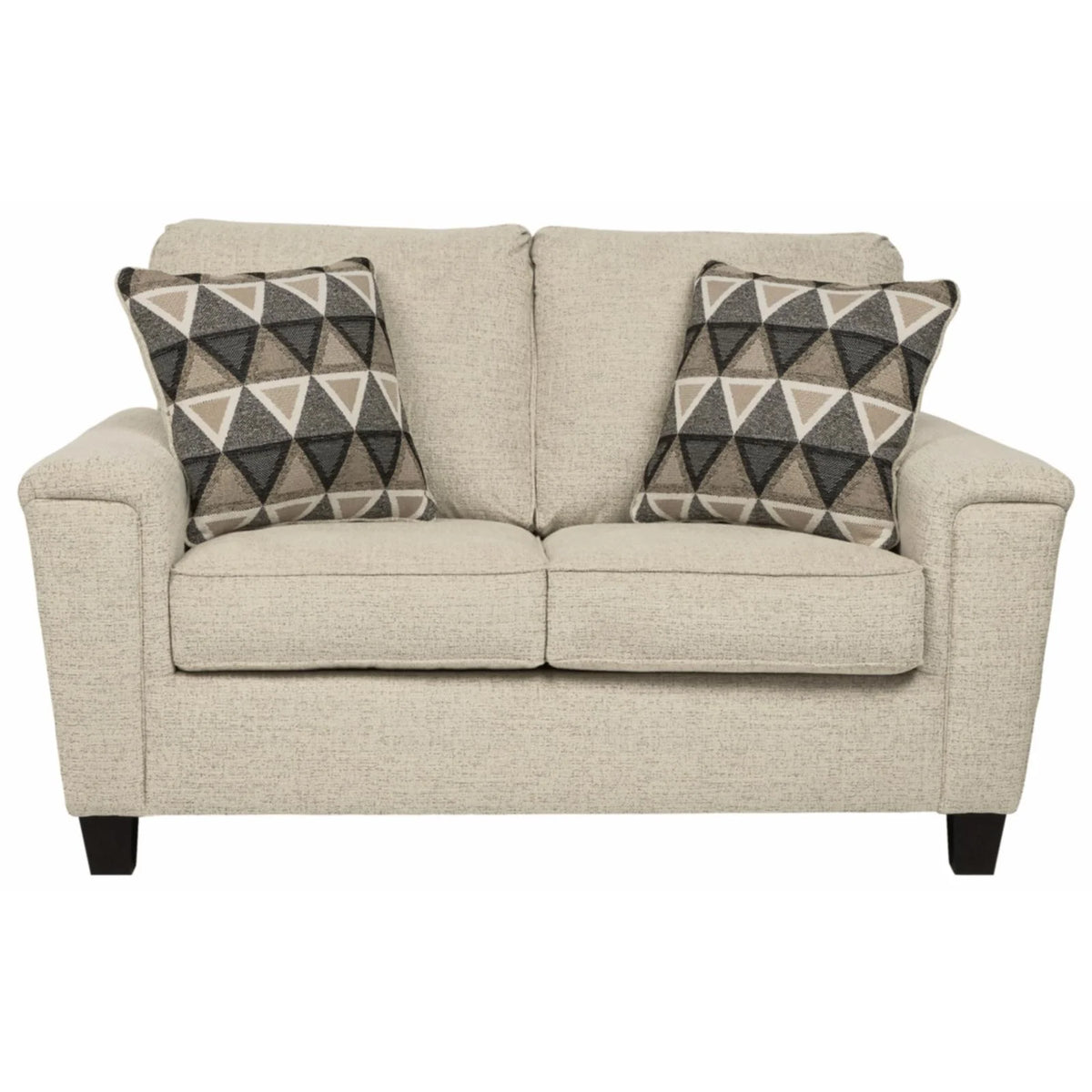 Smoke Gray Fabric Loveseat K545
