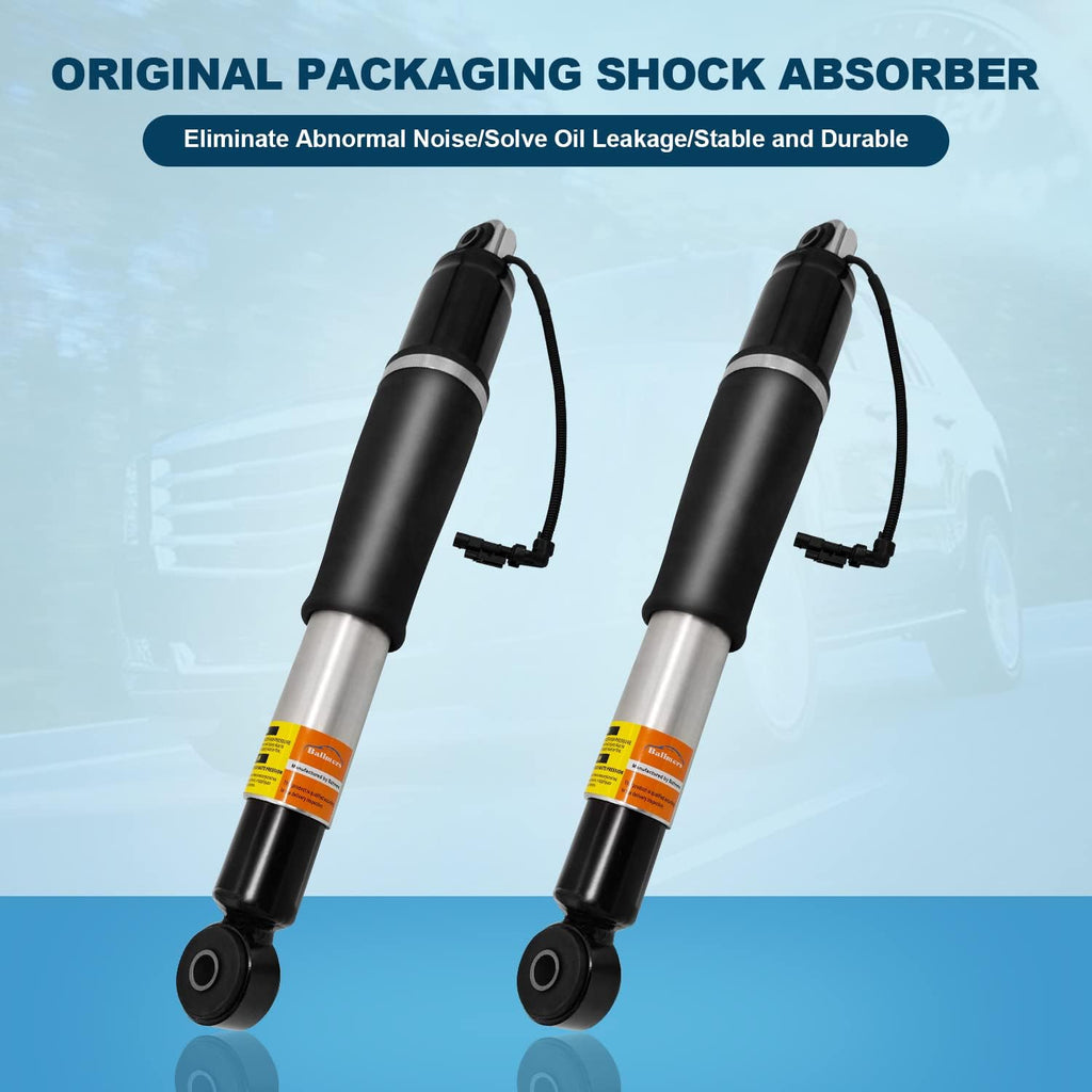 Pair Rear Air Shock Absorber Adjustable Air Shocks and Struts I6572