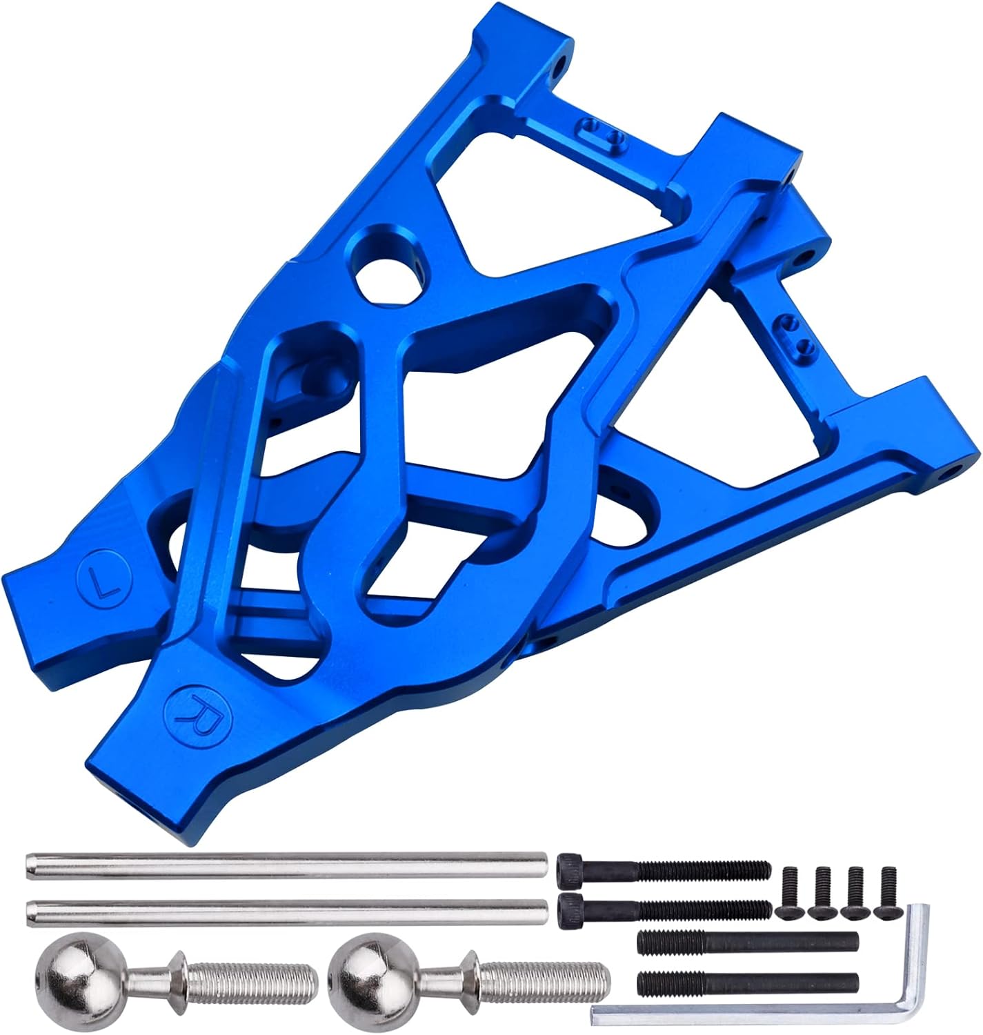 Aluminum Front Lower Suspension Arms for 1/5 Scale RC Truck (Green) Pack of 2 I308
