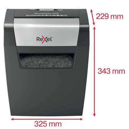 Particle-cut Paper Shredder Black, Grey F484535