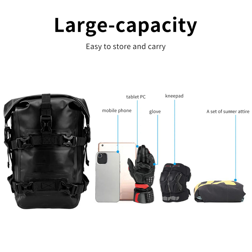 Motorcycle Frame Bag Motorbike Side Bag Full Waterproof 8L W2203