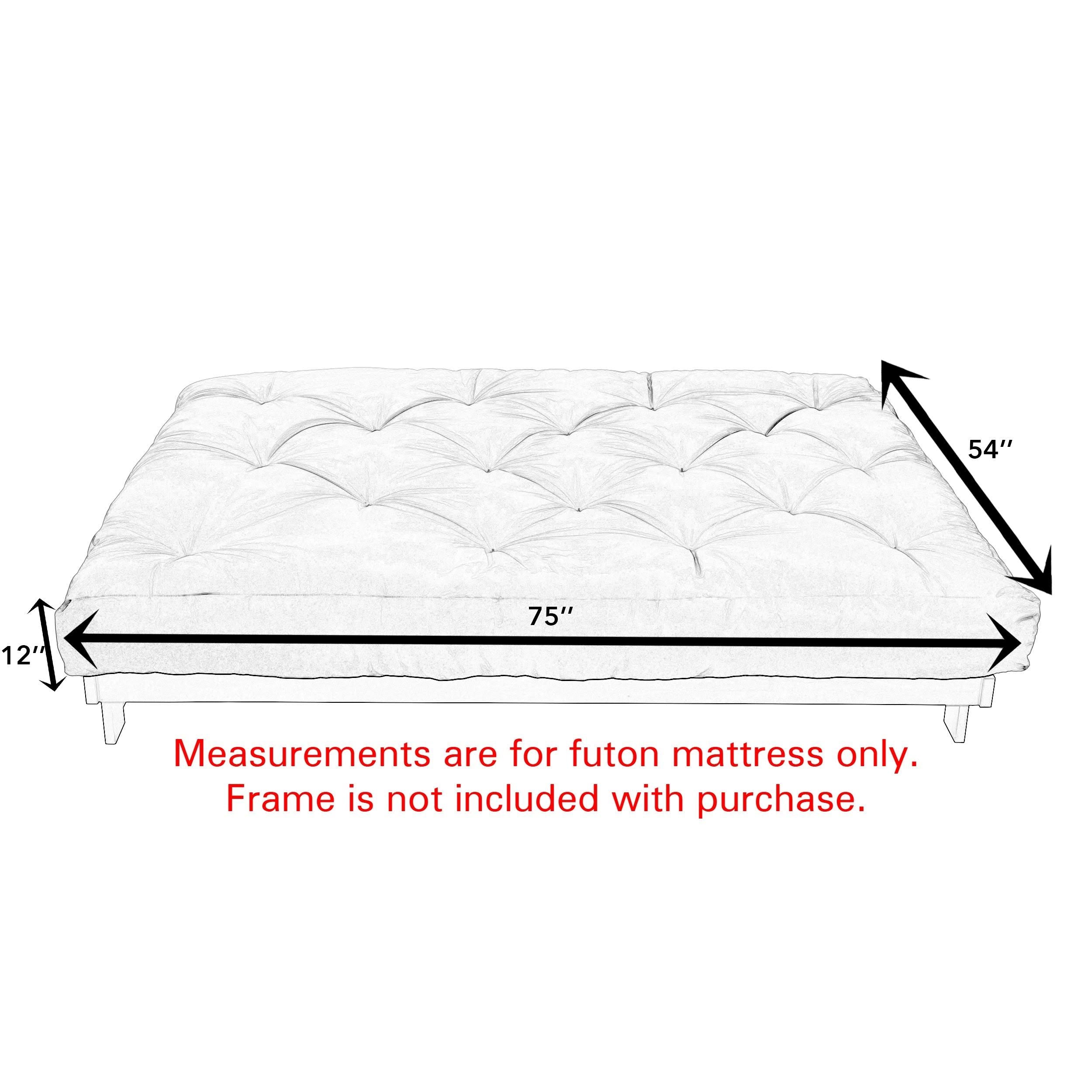 Blue Grey 12-Inch Futon Mattress R97646