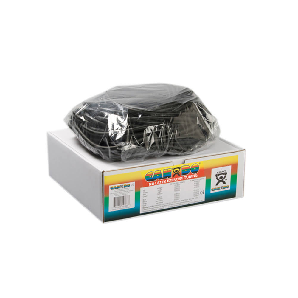 Latex Free Exercise Tubing Roll Black X Heavy Q7630