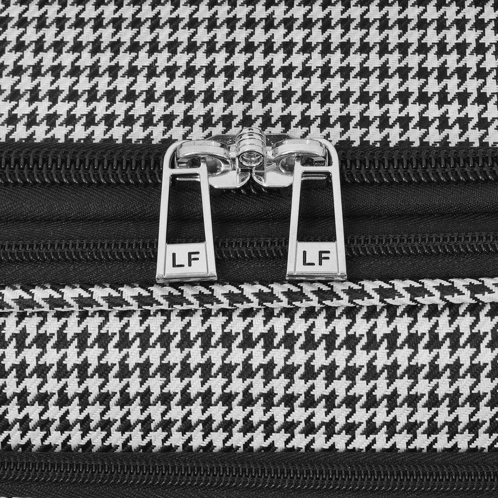 Black/White Houndstooth Duffle F7499