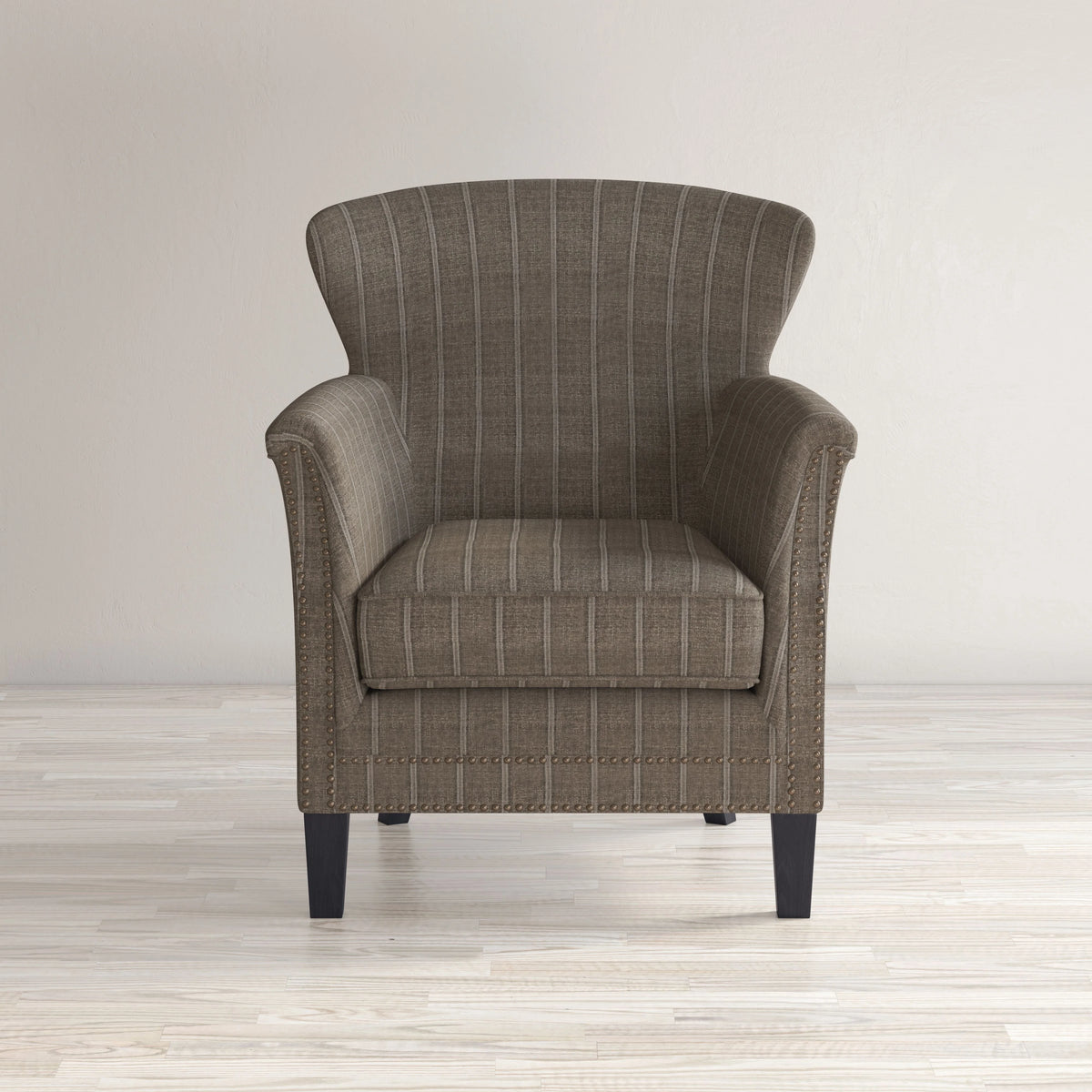 Classic Upholstered Accent Chair with Nailhead Trim H995