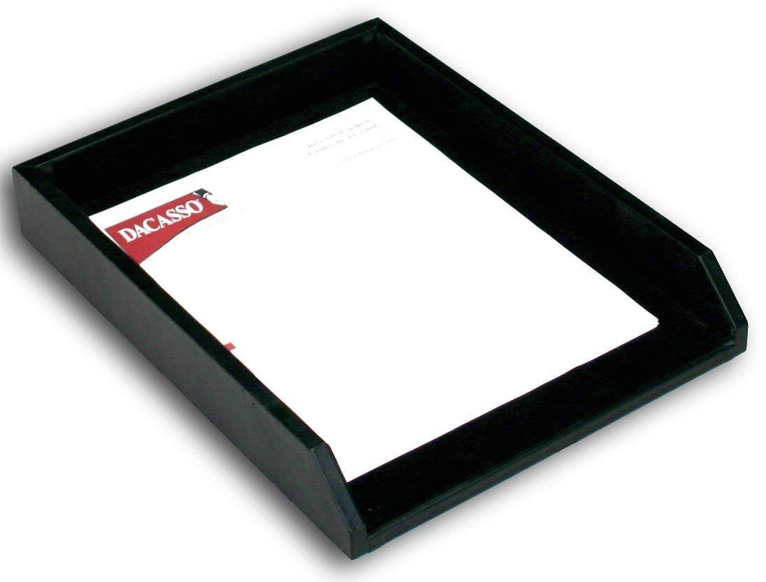Black Leather Waste Basket N906135