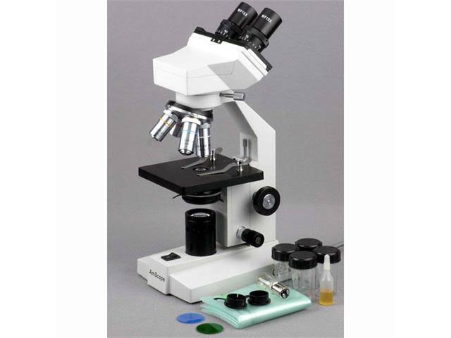 40X-1600X Binocular Compound Microscope with 1.3MP Camera T83532