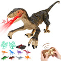 Remote Control Dinosaur Toys, Walking Roaring Velociraptor, 2.4Ghz Electronic Robot Toys U4349