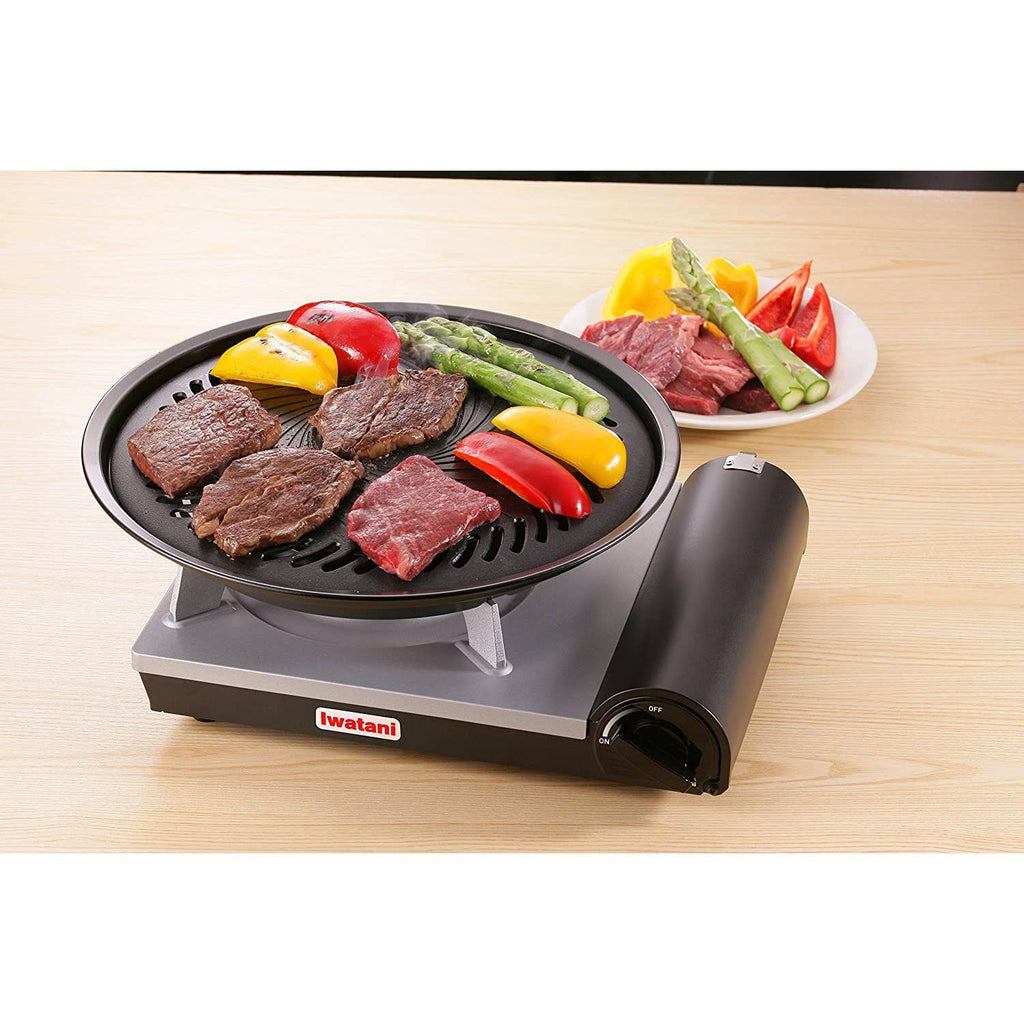 Black Portable Butane Stove Cooktop Q6435