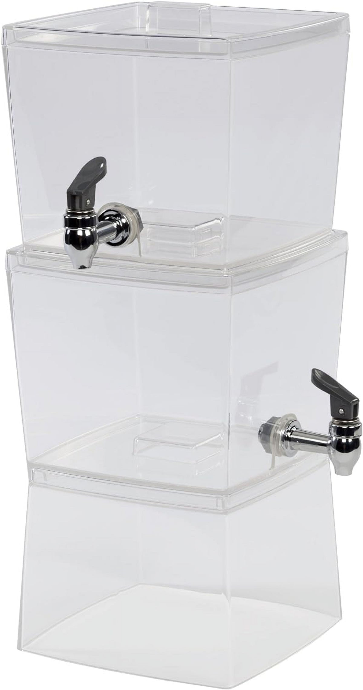 Clear Stacking Beverage Dispenser, 2 Units, Gallon L30004