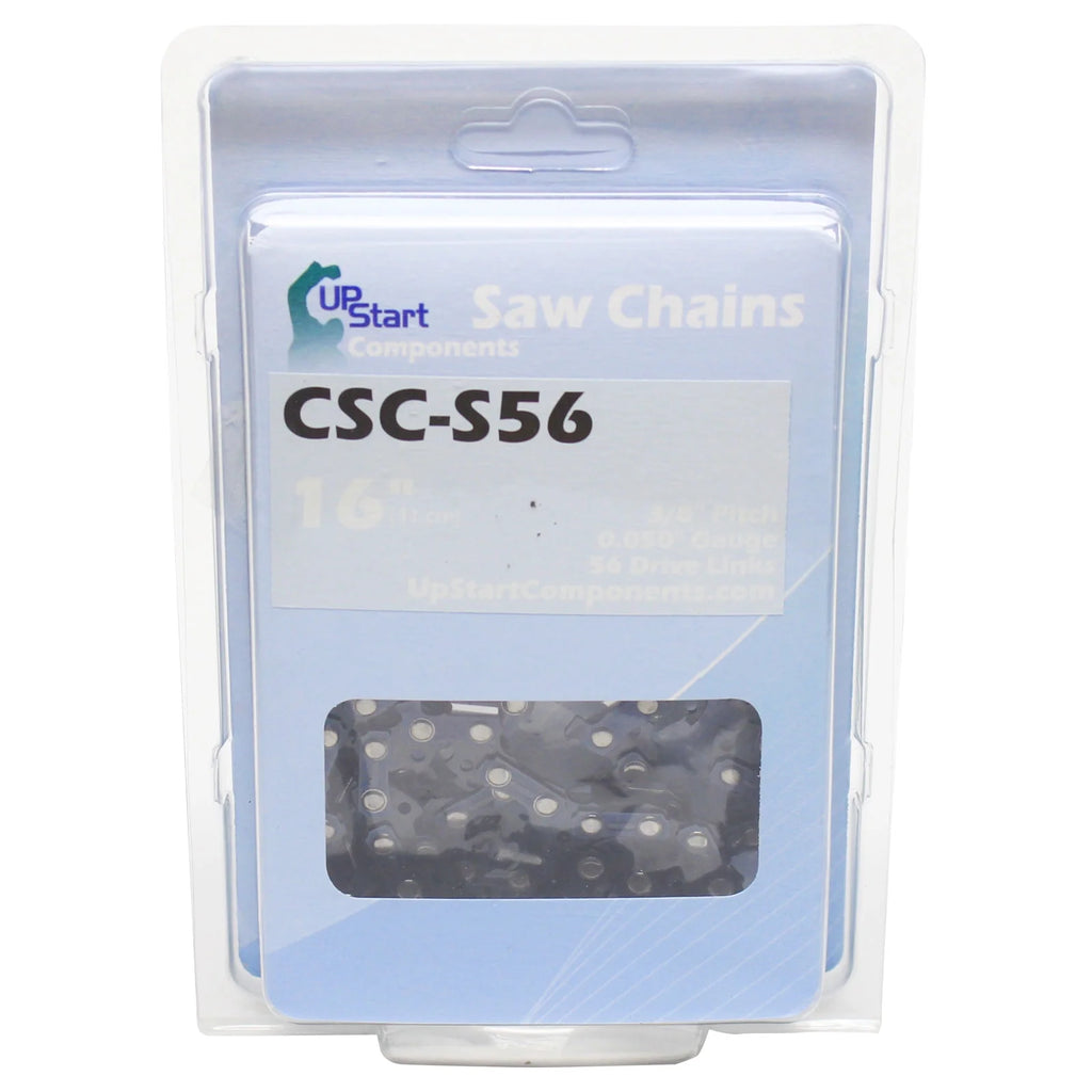 16" Semi Chisel Saw Chain, 3/8" Low Profile Pitch, 0.050" Gauge, 56 Drive Links, 4-Pack T80968
