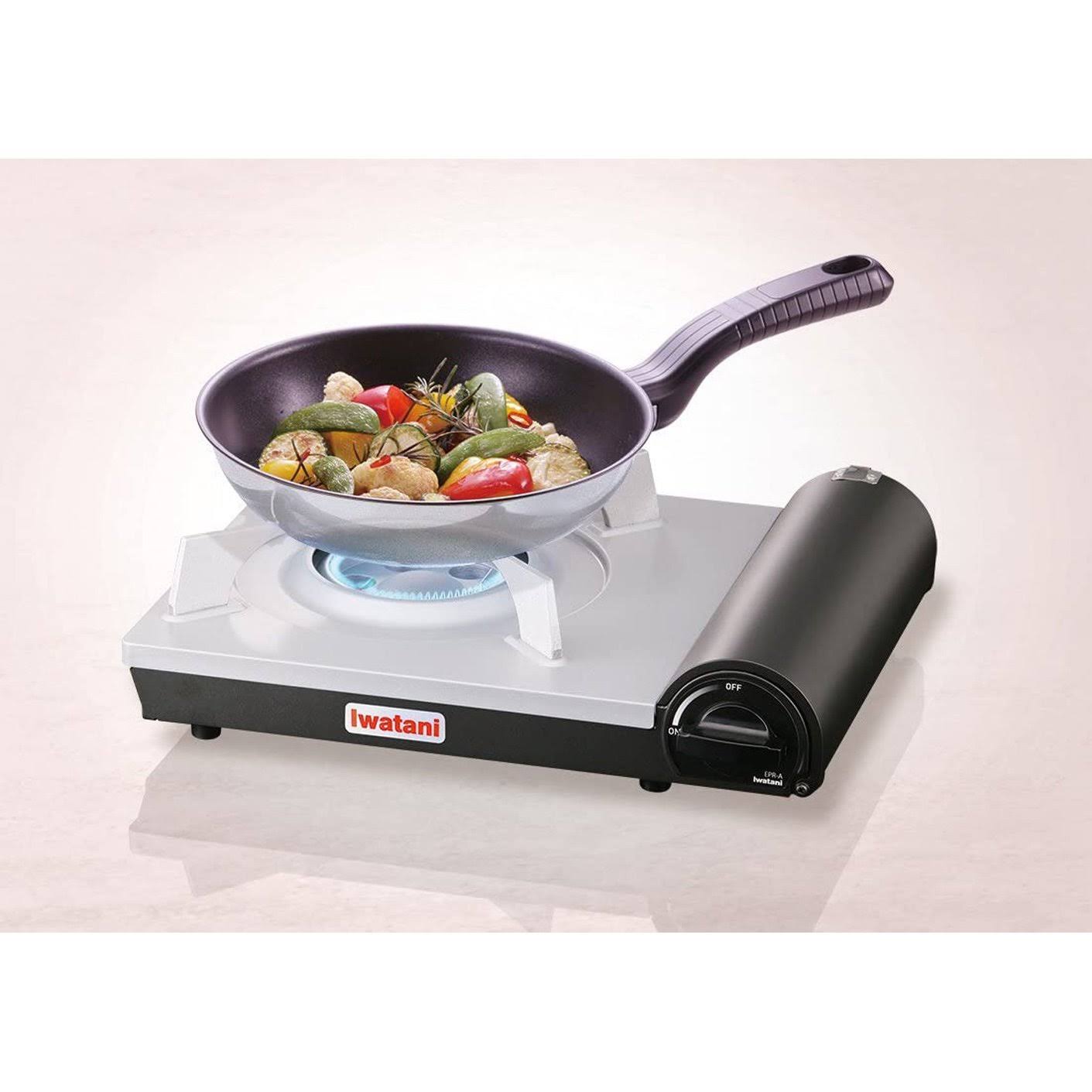 Black Portable Butane Stove Cooktop Q6435