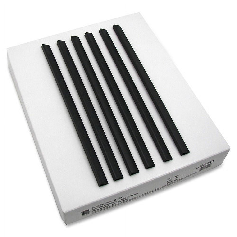 Binding Bars Only Black, 11 x 1/4, 100/BX R60995