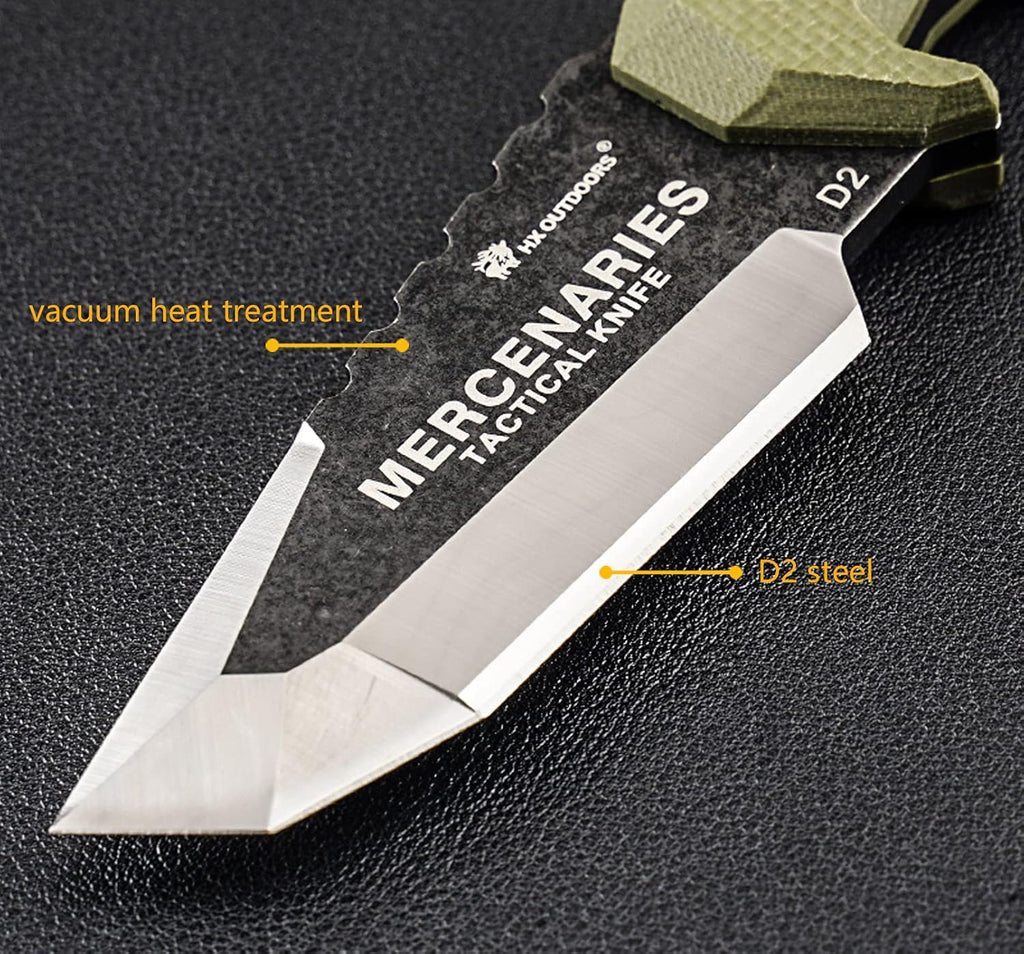 Small Fixed Blade Knife with Sheath Camping Knife (6.85 Inches) V343