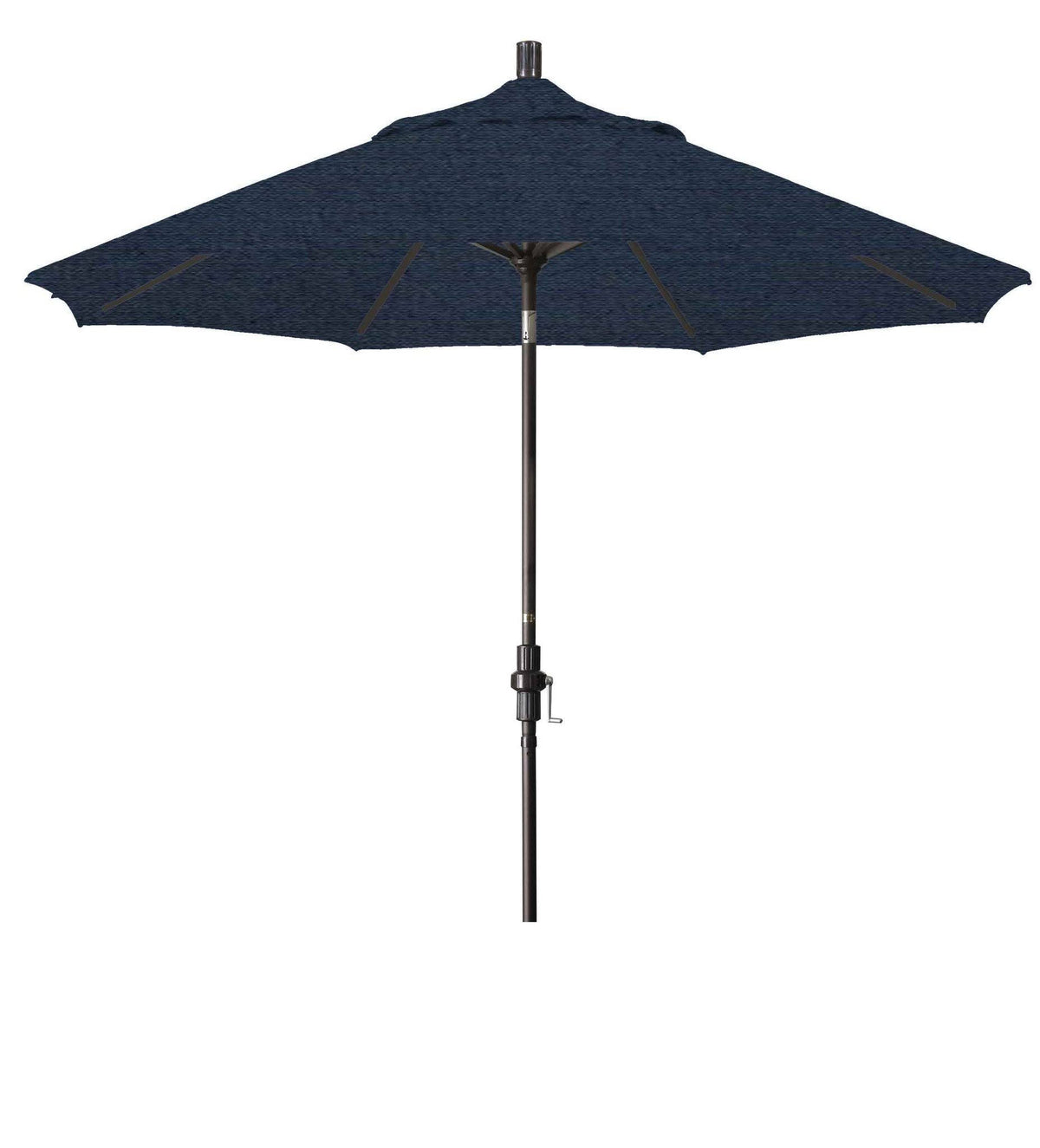 Bronze Aluminum Market Umbrella with Collar Tilt X768040